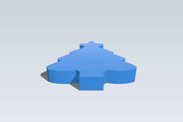 Christmas tree cookie cutter | 3d print model