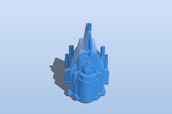 Elsa's Sand Castle | 3d print model