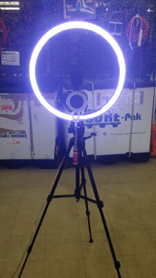 18" Ring Light with quick release base and shoe | 3d print model
