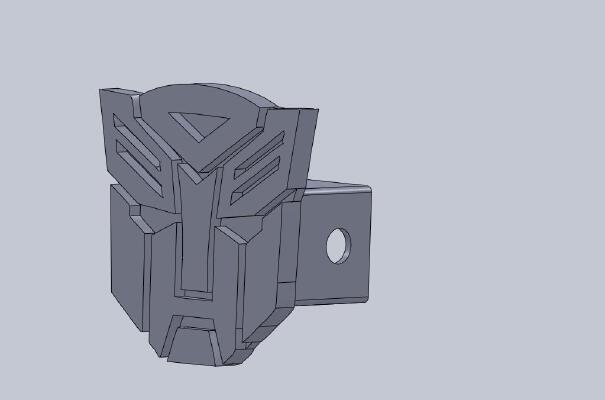 Decepticon and Autobot trailer hitch covers | 3d print model