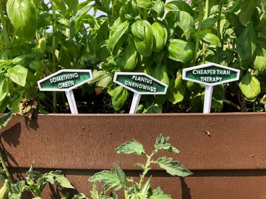 Sarcastic Plant Markers | 3d print model