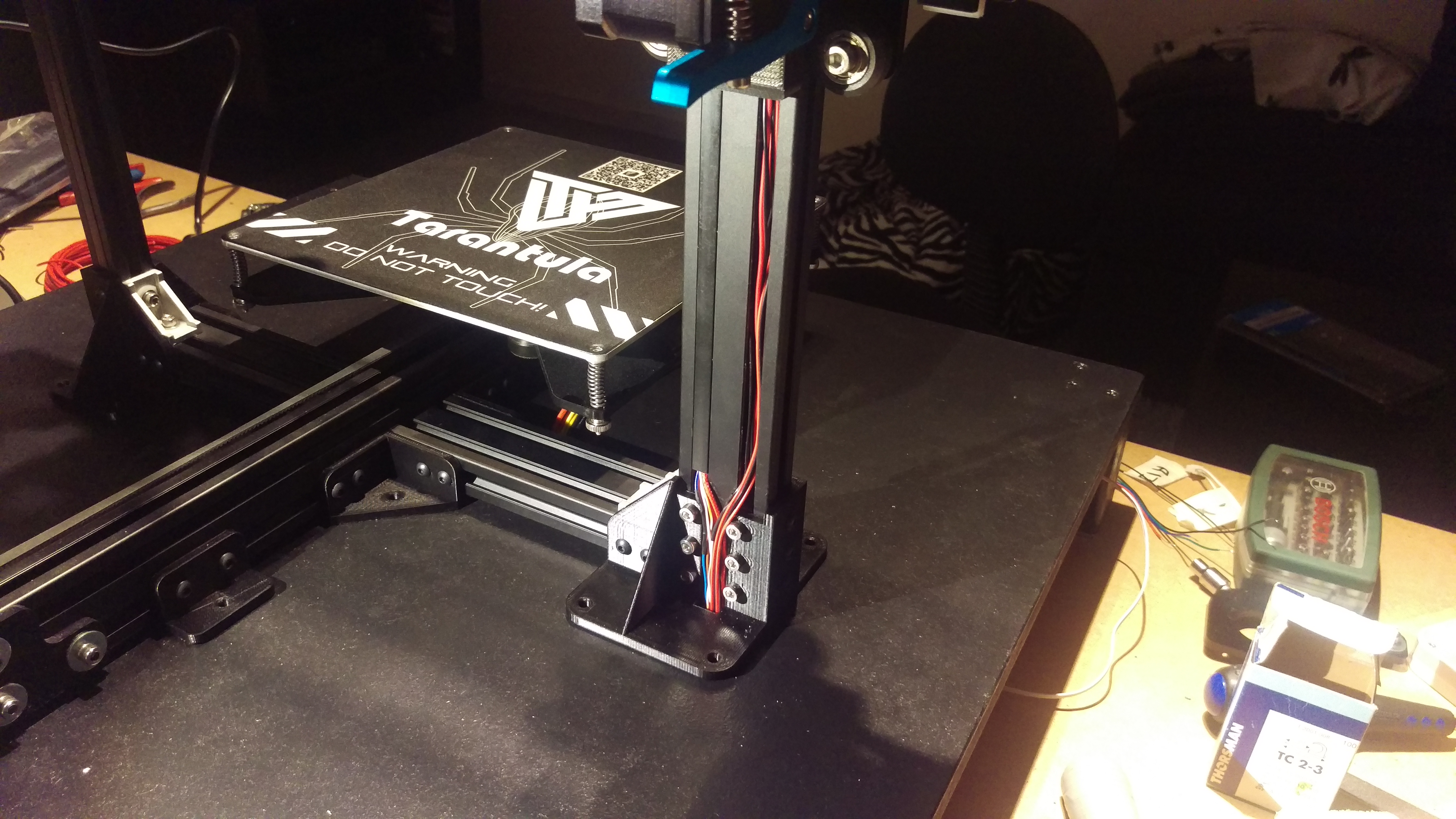 Tevo Tarantula Cable hiding Z-bracket