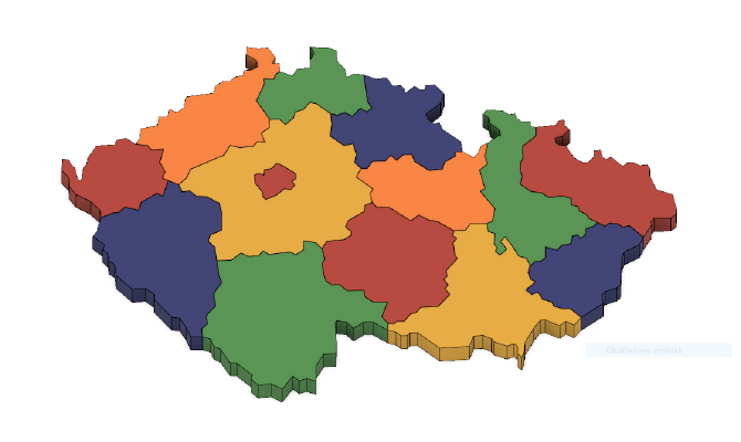 Czech Republic puzzle_jigsaw | 3d print model