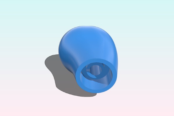 shift knob fiat punto | 3d print model