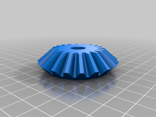 Straight bevel gear set-4 gears | 3d print model