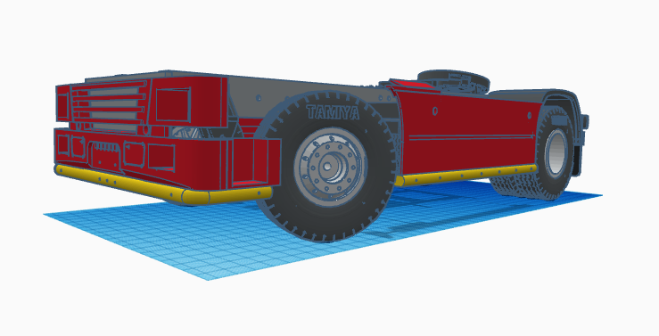 under bumper bar | 3d print model