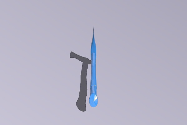 Medieval ax | 3d print model