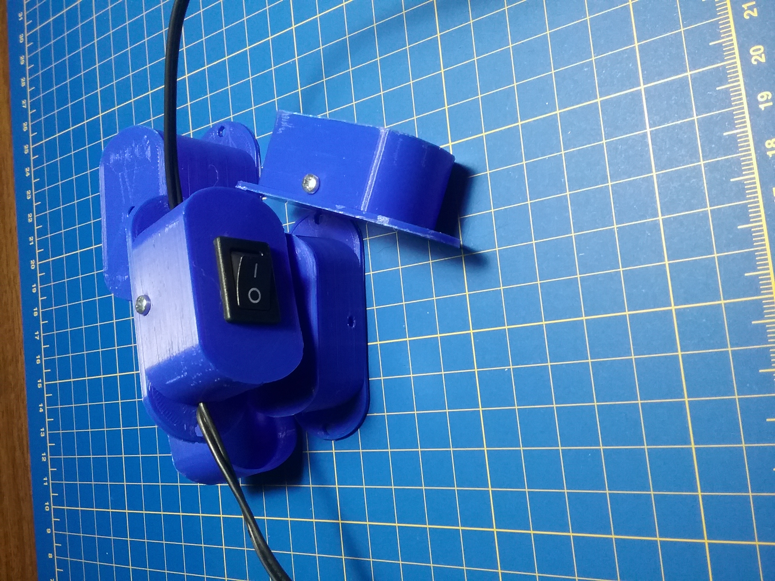 Basic switch box for rectangular switch.