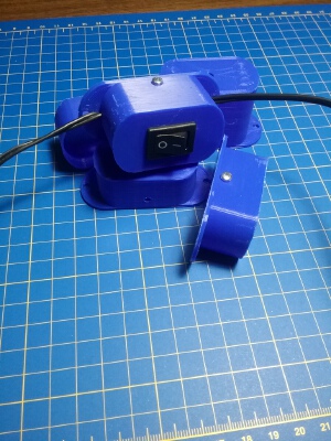 Basic switch box for rectangular switch. | 3d print model