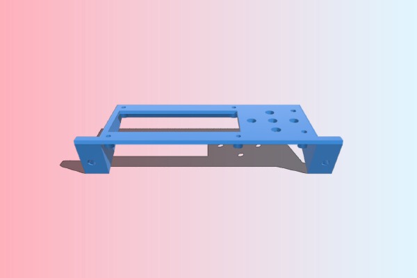 LCD holder for Zrib Zonestar 3d pritner | 3d print model