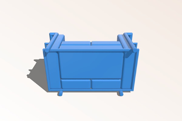 Le Corbusier Sofa | 3d print model
