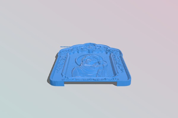 Icon of Our Lady of Kazan | 3d print model