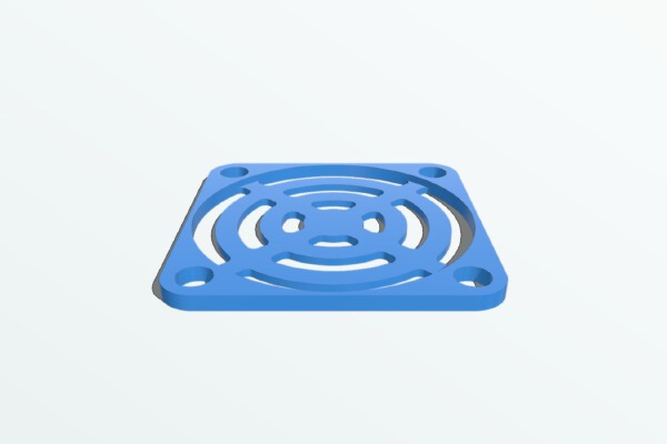 40mm fan grill | 3d print model