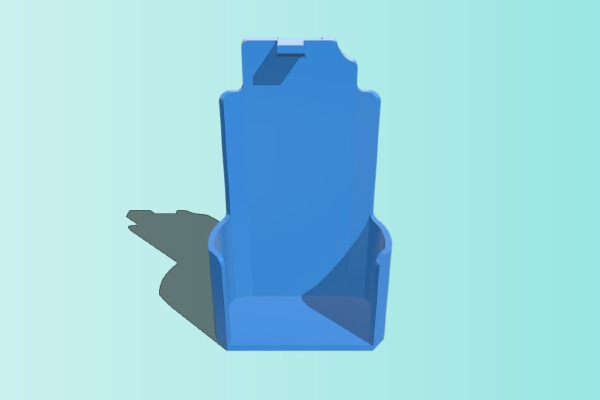 Yaesu VX-3R or Baofeng UV-3R car visor clip | 3d print model