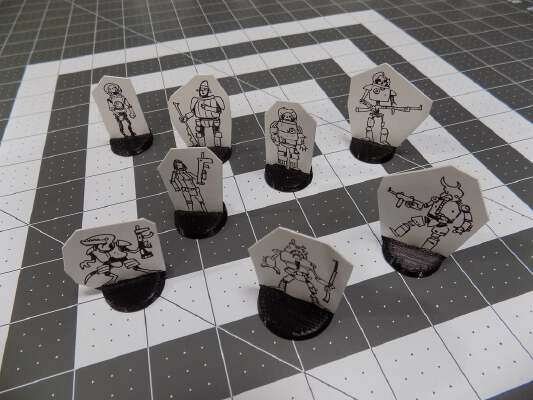 Paper Mini Base | 3d print model
