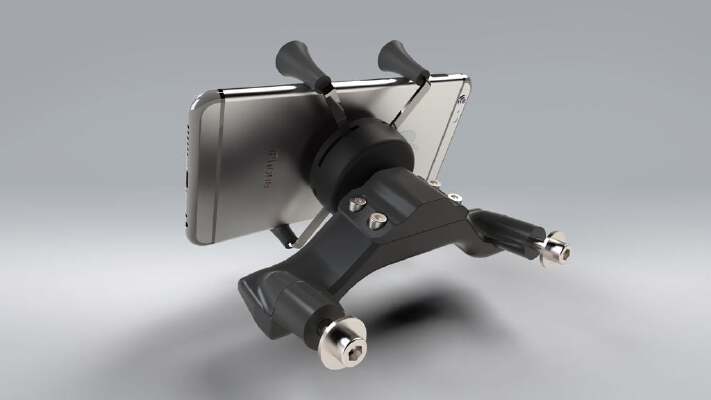 X-Grip fixture for V-Strom DL-650 (UPDATE 1 Okt 2021) | 3d print model
