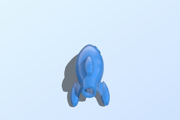 Rocket toy detachable | 3d print model