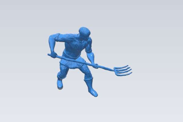 Villager - Pitchfork Oaf | 3d print model