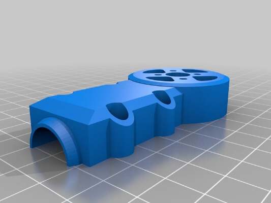  8X 16 mm carbon tube motor mount | 3d print model