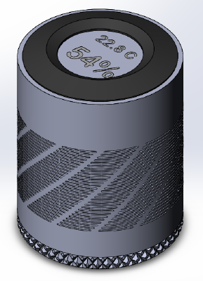 Inside Spool Silica Gel Container (smaller holes) | 3d print model
