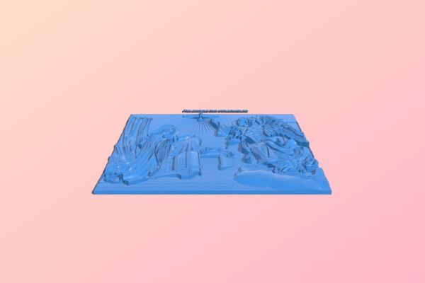 Picture of the Annunciation | 3d print model