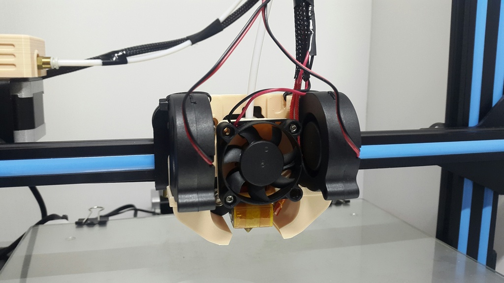 CR-10  50 x 15 Double Blower Fan Fang Mount