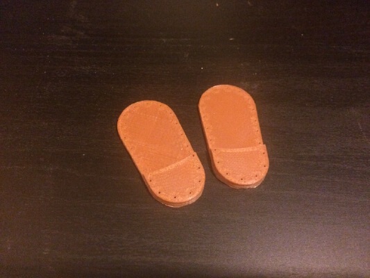 Soles for Knitted Doll Shoes | 3d print model