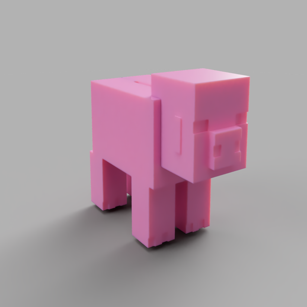 Minecraft Piggy Bank