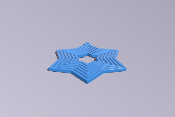 updated star ornament | 3d print model