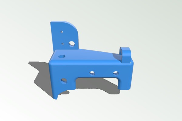 K40 Mechanical Endstop _ Limit Switch mount | 3d print model