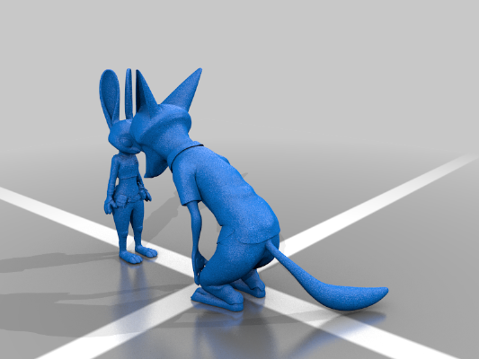 Nick and Judy | 3d print model