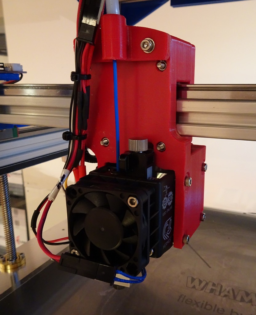 FT-5 R4 Mod 06 - Printer Head Carriage Mount E3D Hemera + BLTouch