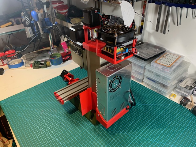 Proxxon MF 70 CNC Conversion with Extended Y axis movement