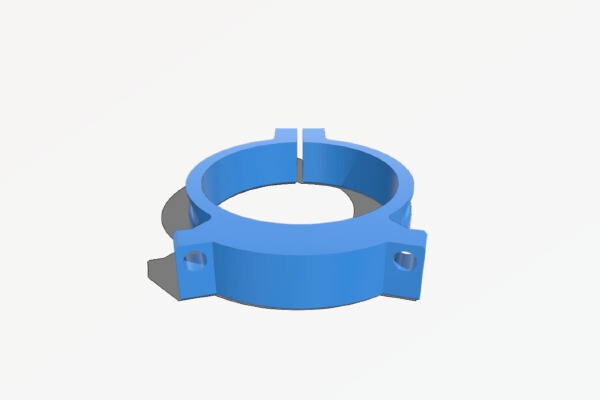 MPCNC 525 tool mount for 52mm spindle | 3d print model