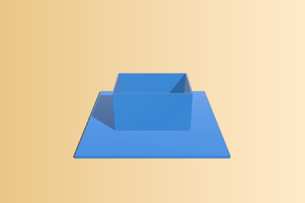 Force Plate Attachment for Vernier Dual Range Force Sensor | 3d print model